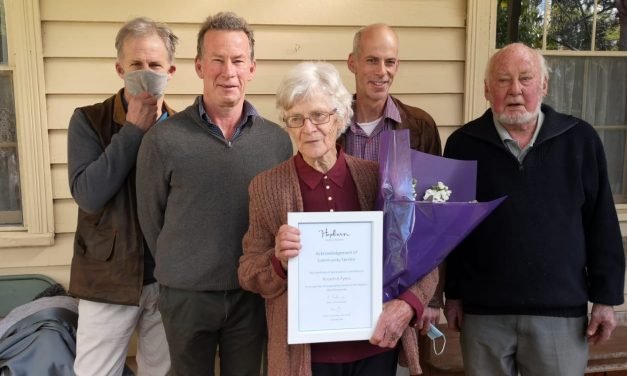 Ros Pyers Recognised for Her Contribution to Community
