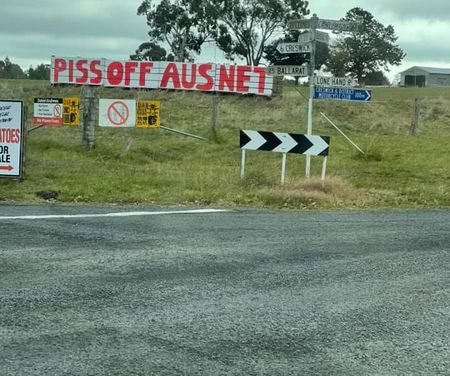 Farmers Anger about Transmission Lines