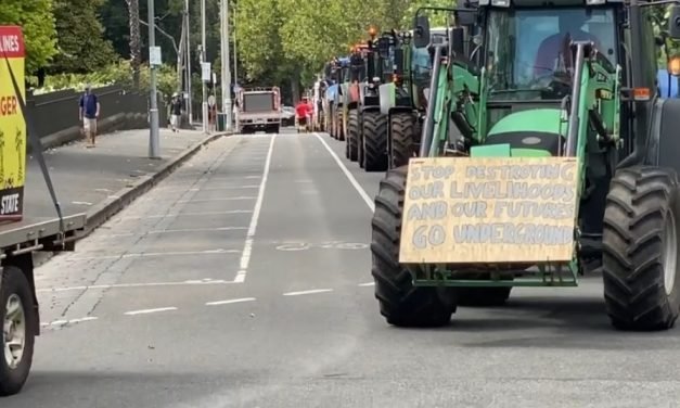 AusNet Protesters Take Their Case to Spring Street