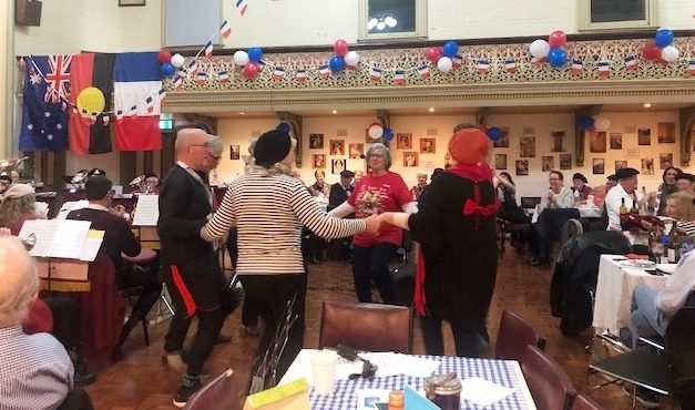 French National Day Party on Again at the Daylesford Town Hall