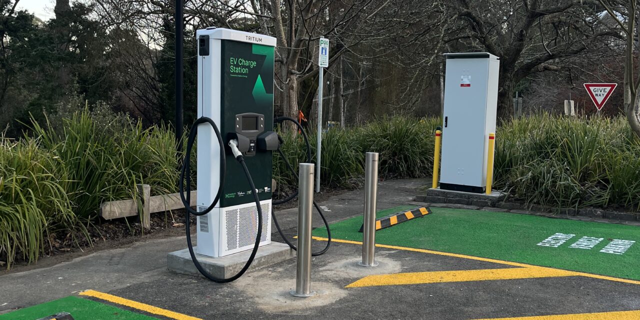 EV Charging Now at Mineral Springs Reserve