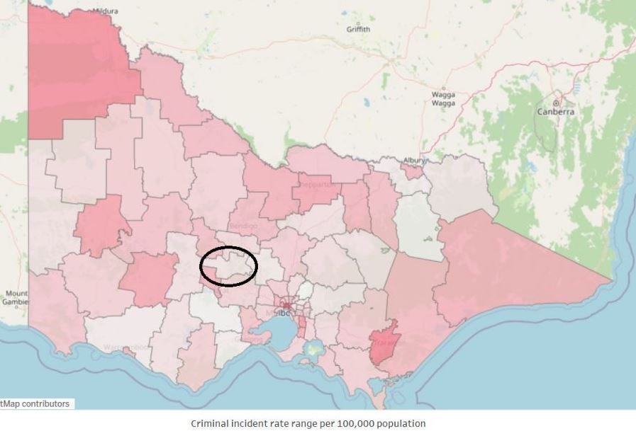 Daylesford and Hepburn Springs Are Safer than Nearby Communities