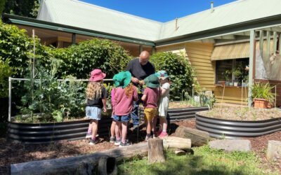 Children Get Their Hands Dirty in Joe’s Kitchen Garden