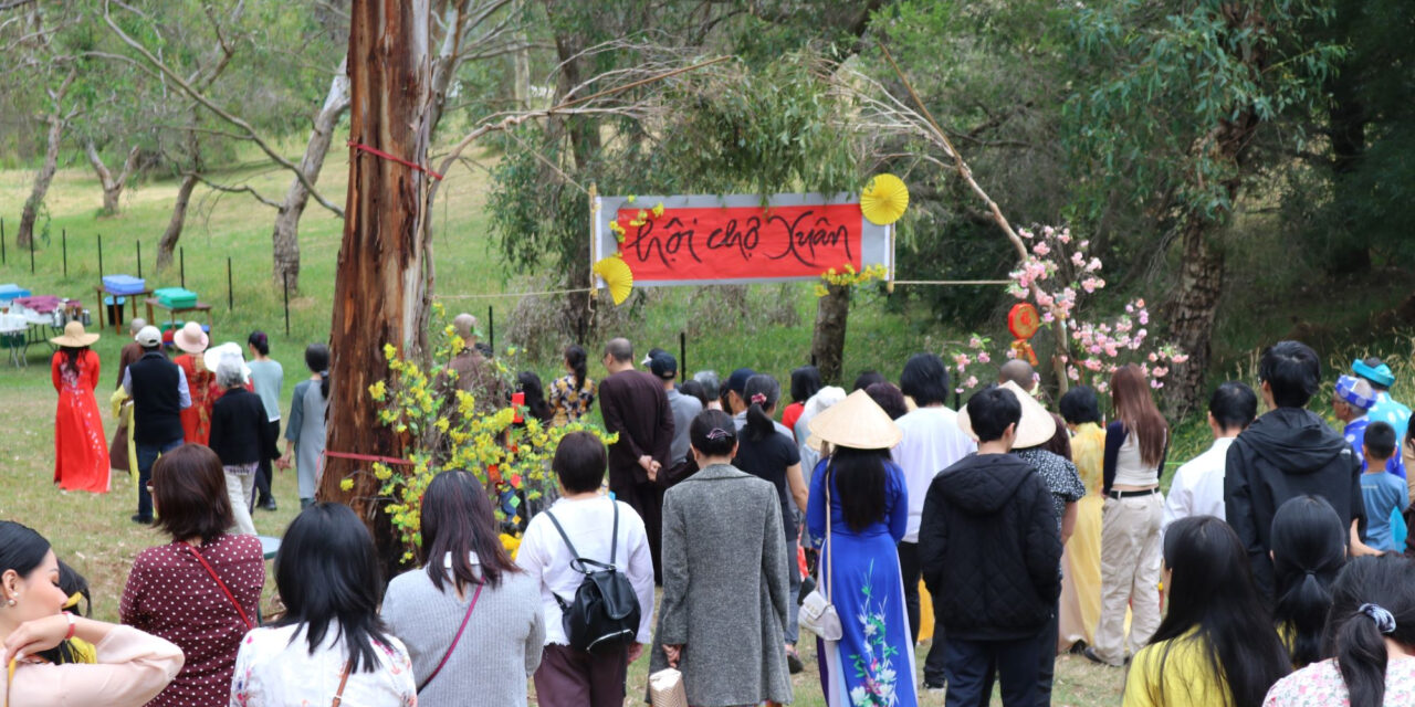 Celebrating the Lunar New Year at Stream Entering Monastery