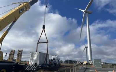 Big Battery Arrives on Leonard’s Hill