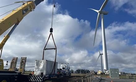Big Battery Arrives on Leonard’s Hill