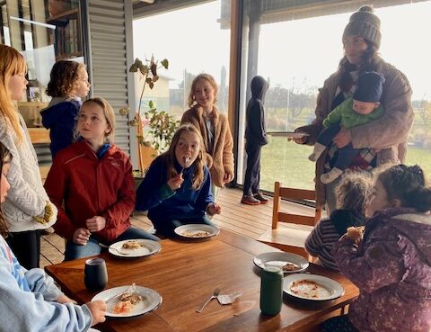 A Nourishing Start for Dharma School Students