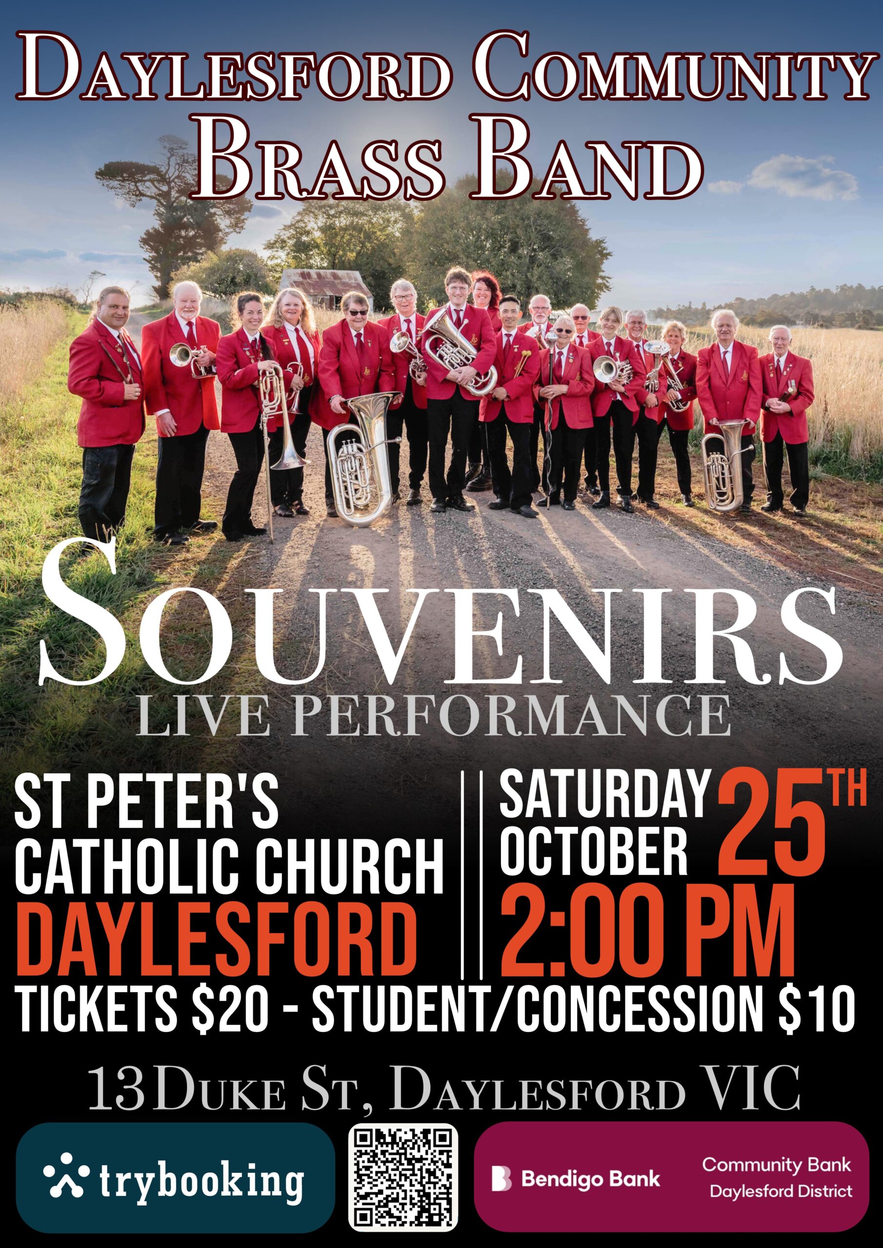 Daylesford Community Brass Band concert