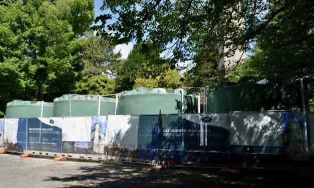 Wombat Hill Water Basin Undergoes Inspection as Pipeline Project Nears Completion