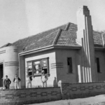 House built c1940 where Coles carpark is now on the corner of Albert and Bridport Streets