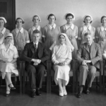 Nursing and medical staff at the Daylesford Hospital 1945