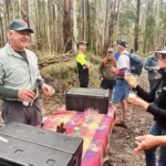 Walkers were greeted with lunch and refreshments.