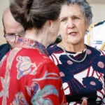 RDA's patron HRH Princess Anne learns about RDA Daylesford from Lesley Hewitt.