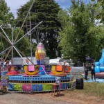 Carnival rides for the kids at the Daylesford Show.