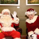 Santa and Mrs Clause presided over Christmas in July at the Farmers Arms in Daylesford. (Photo: Michelle Donnelly Photography)