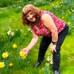 Verna Baker among her beloved daffodils. (Photo: Robyn Rogers)