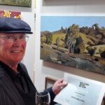 David Mellows won Best in Show for his landscape. (Photo: Tim Bach)