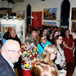 A large crowd attended the Opening Night of the 2024 Daylesford Art Show. (Photo: Shiva Malekzadeh)