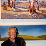 Brian nash with his winning landscape. (Photo: Shiva Malekzadeh)