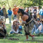 Aunty Sandy Barber and Kelly Atkinson performing cultural dance. (Photo supplied)