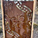 Gitjawil matom - chocolate lily artwork at pause point 8. (Photo supplied)