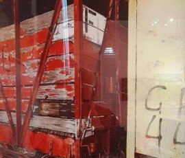 Springs Medical Still Life Prize: A Train to Nowhere/ Muckleford Station by Jason Comm