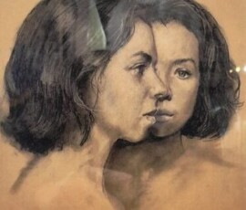 Carol White Portrait Prize: Cataline and Olja by Lisa Nolan.