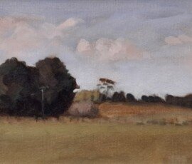Allan Wolf-Tasker Memorial Central Victorian Landscape Prize: Walsh's Farm by Annie Forbes.
