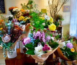 Flowers at Larkspur Florist. (Photo: Julie Higgs)
